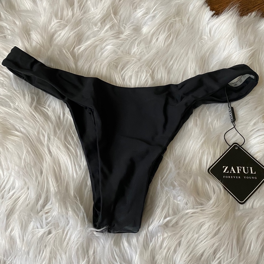 Zaful black bikini bottom